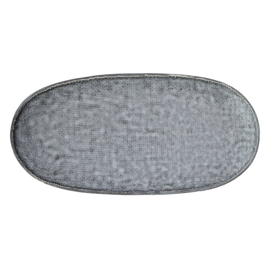 Len półmisek owalny śr. 28 cm