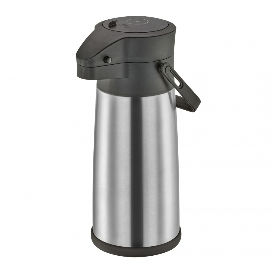 Termos z pompką, stal nierdzewna/tworzywo sztuczne, 2,2 l, śred. 13,5 x 33,5 cm