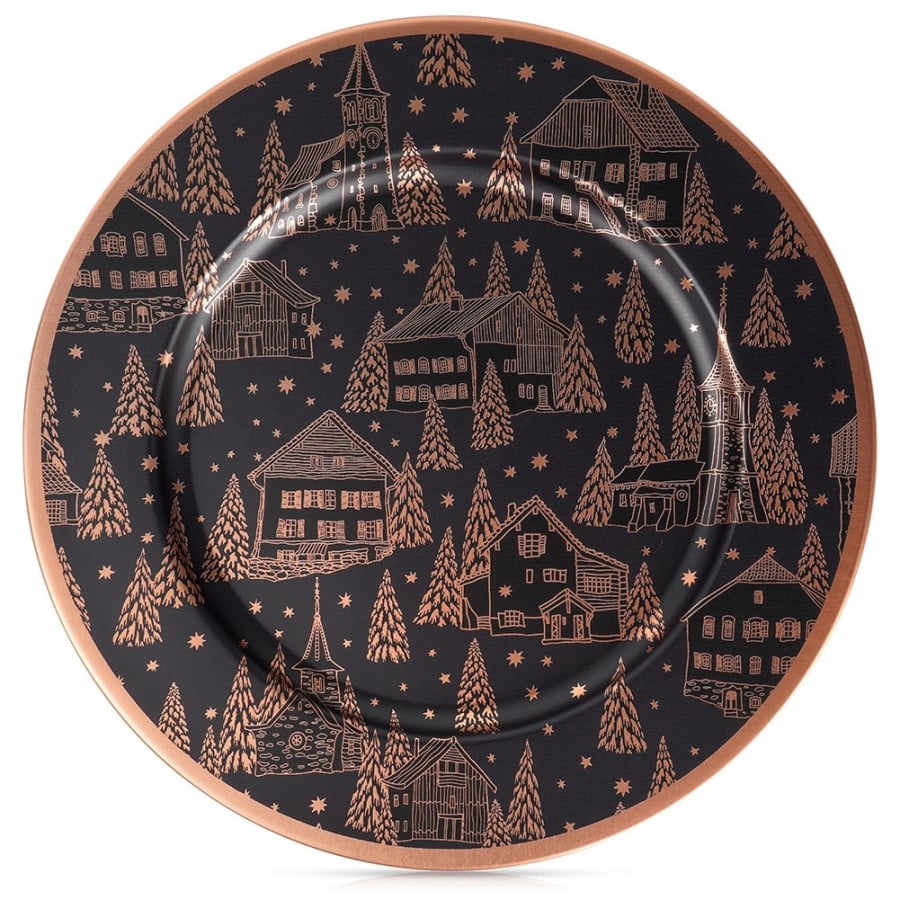 Podtalerz czarny miedziany 33 cm