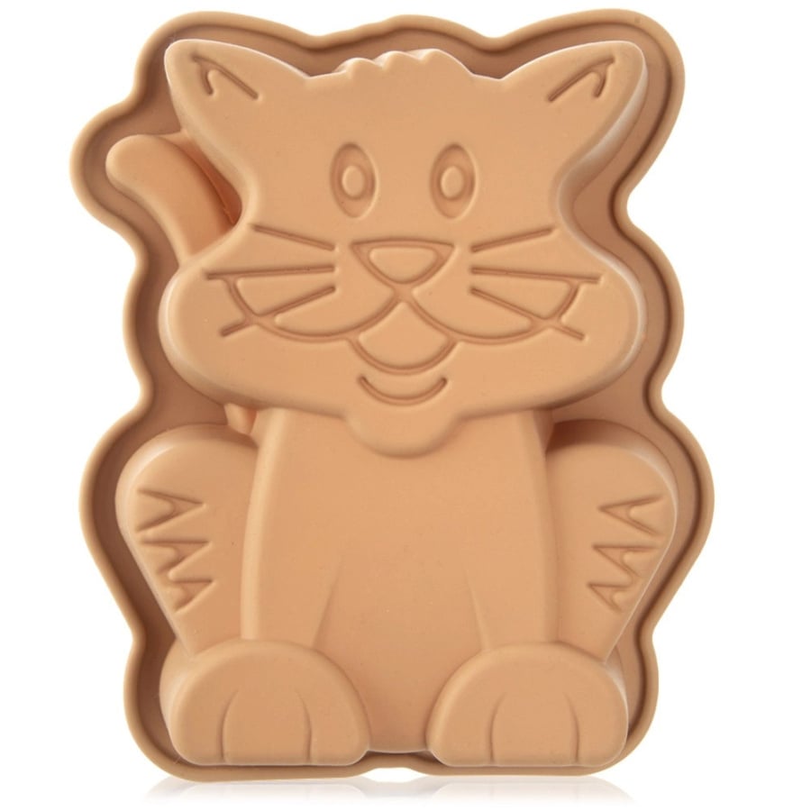 Forma do pieczenia silikonowa kot 20x16x4,5 cm