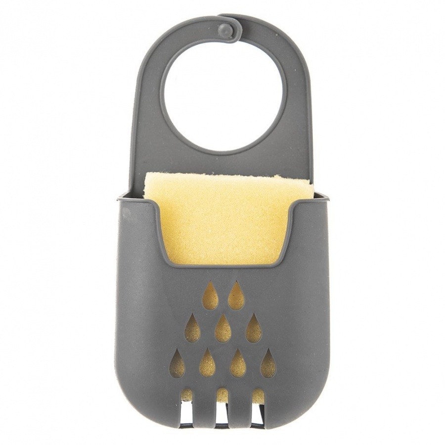 Uchwyt na gąbkę do naczyń szary