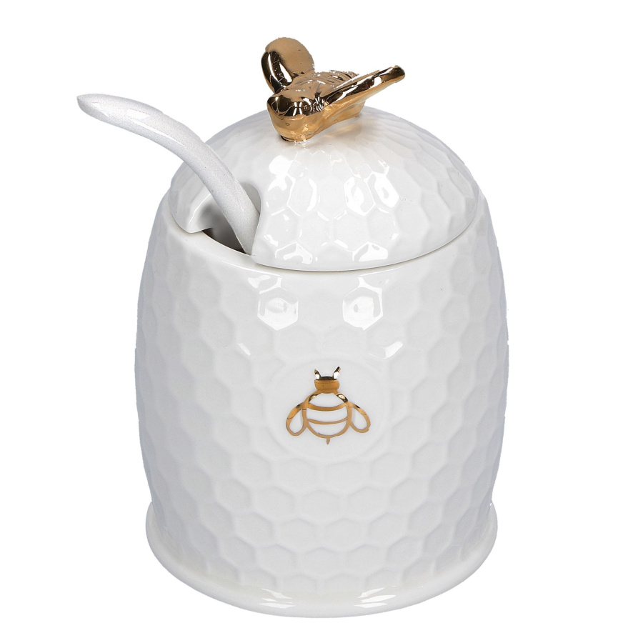 Cukiernica z łyżeczką aperegina oro - biały, 200 ml