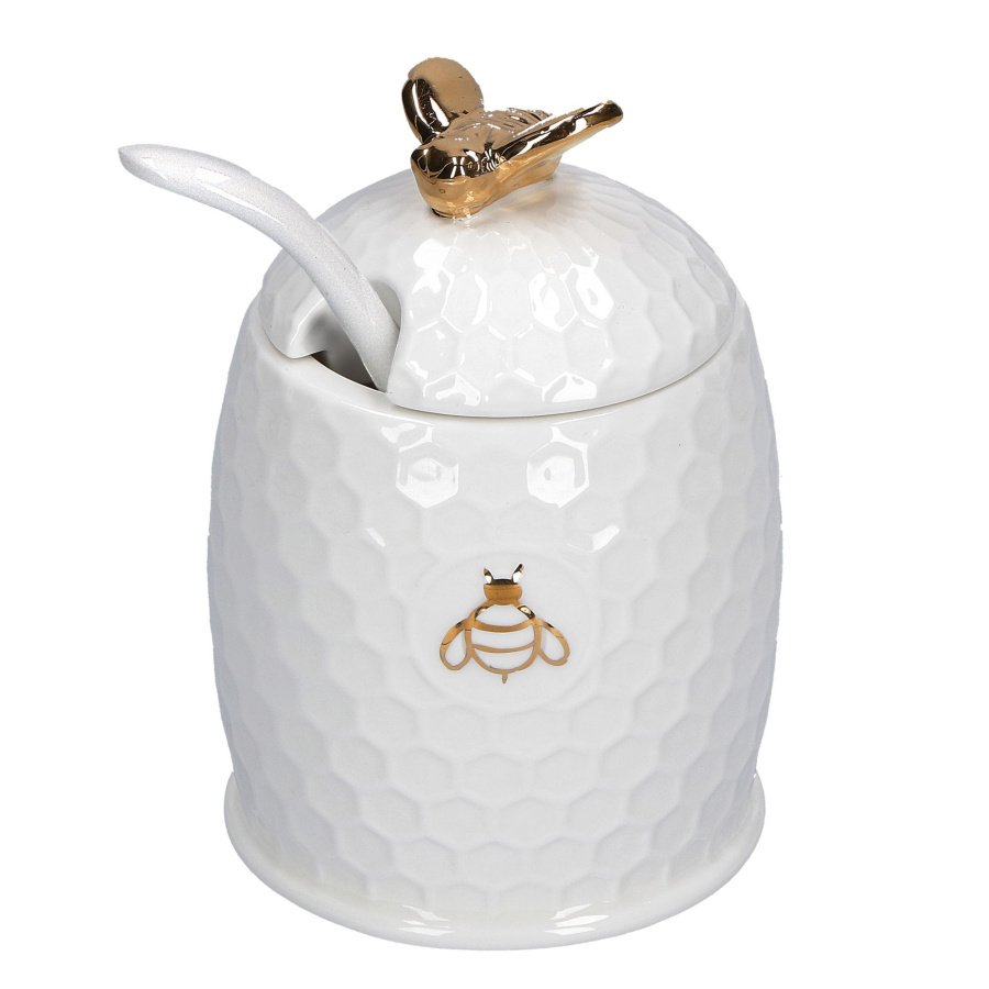 Cukiernica z łyżeczką aperegina oro - biały, 200 ml