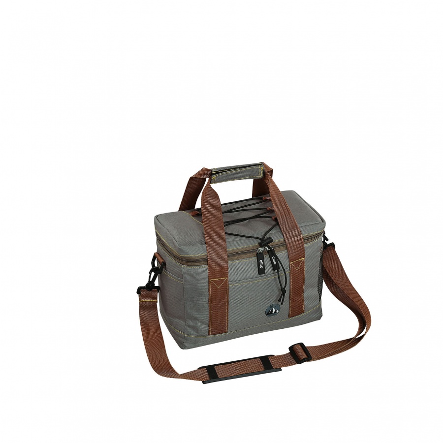 torba termiczna piknikowa, 29x15x22 cm, 9,0 l, szara