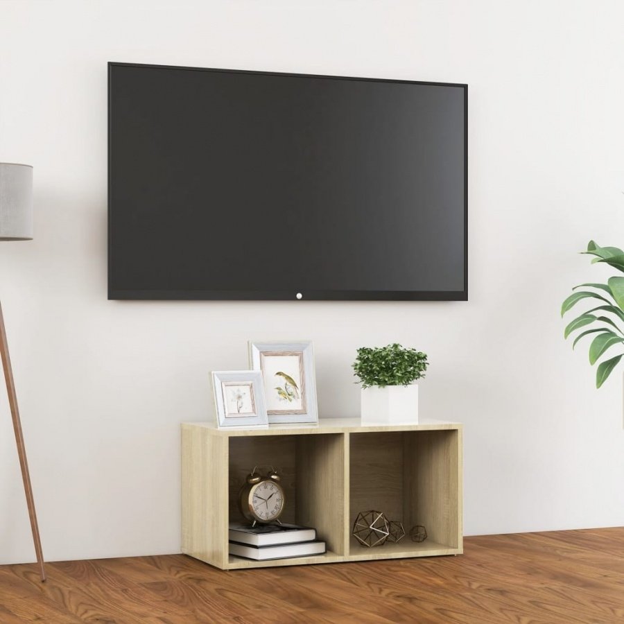 Szafka pod tv, dąb sonoma, 72x35x36,5 cm, płyta wiórowa