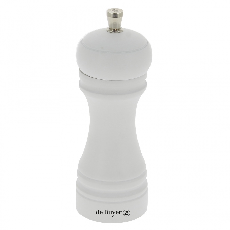 Java młynek do soli 14 cm biały matowy