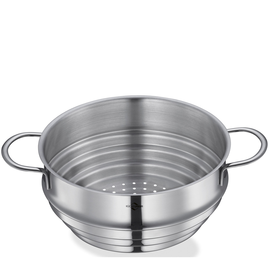 Wkład do gotowania na parze, stal nierdzewna, na garnki o średnicy od 16 do 20 cm