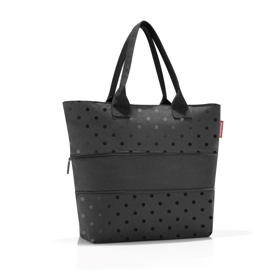 Torba shopper e1, glossy dots black