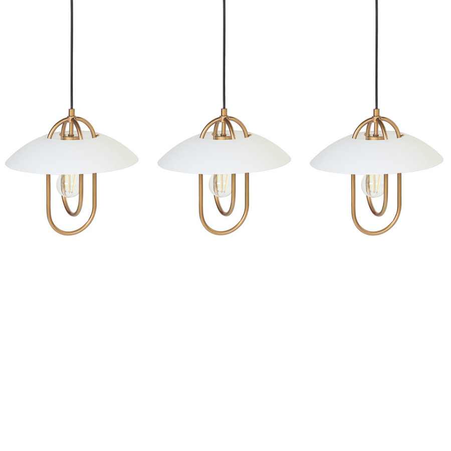 Lampa wisząca nattai metal biały