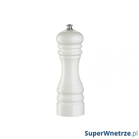 Młynek do soli 18 cm Zassenhaus Berlin biały polerowany