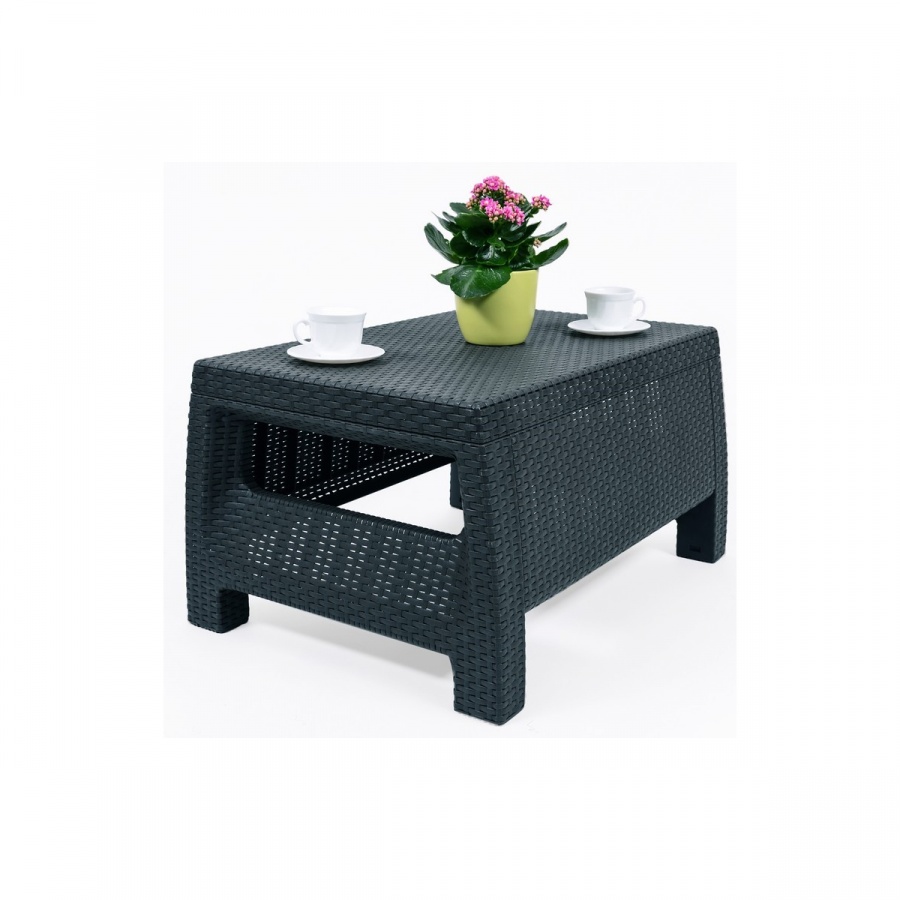 Stolik ogrodowy 77x42cm Corfu Curver grafit