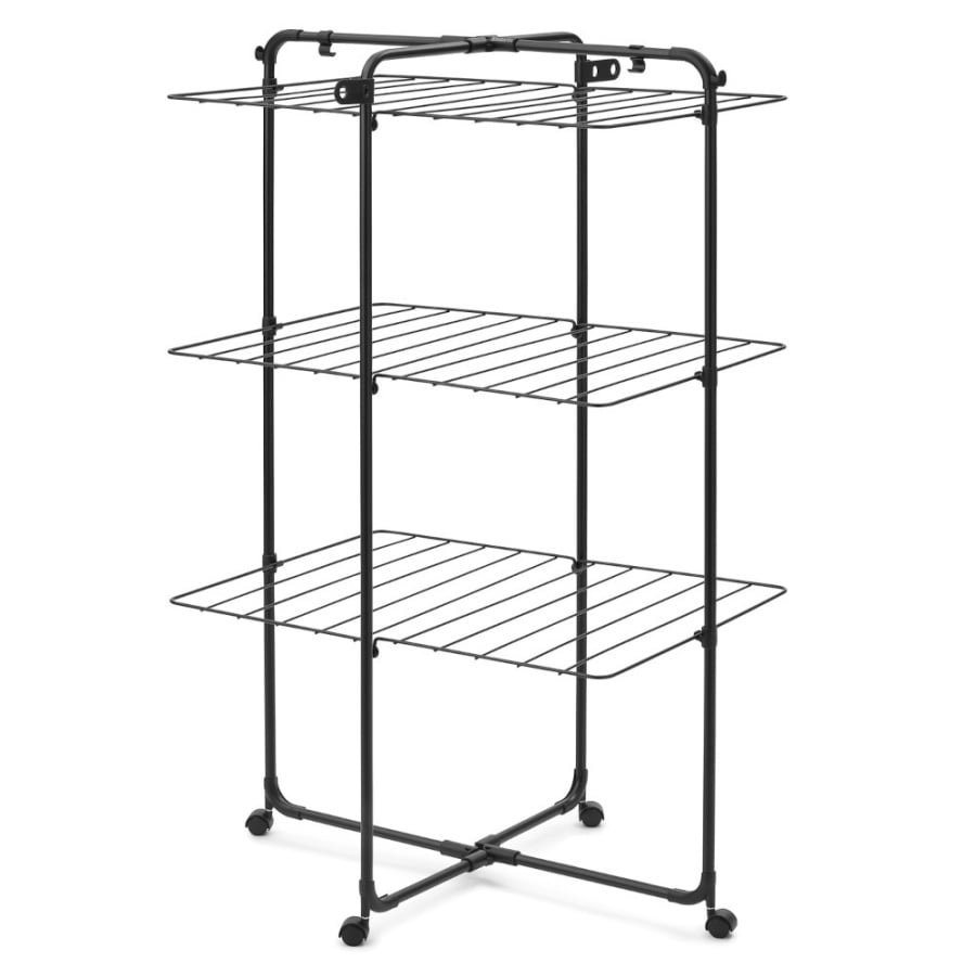 BRABANTIA 303982 - HangOn Tower - Suszarka na pranie 23 m - Czarny Matowy
