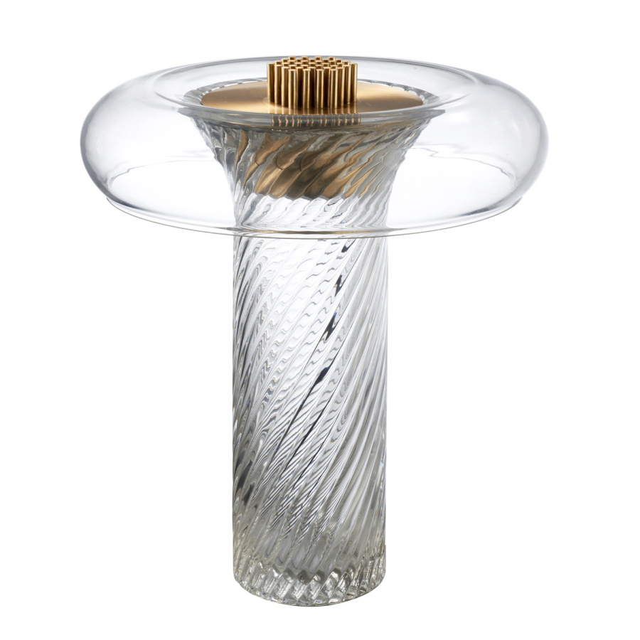 Lampa stołowa claro led transparentna 35 cm