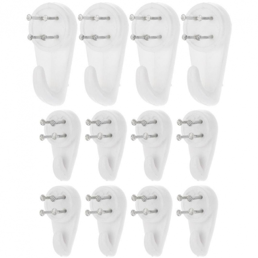 Haczyk szpilkowy wieszak do betonu drewna ściany zawieszka zestaw 12 sztuk