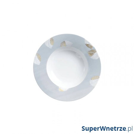 Talerz głęboki 24 cm Kahla Magic Grip Diner Leaf of Gold