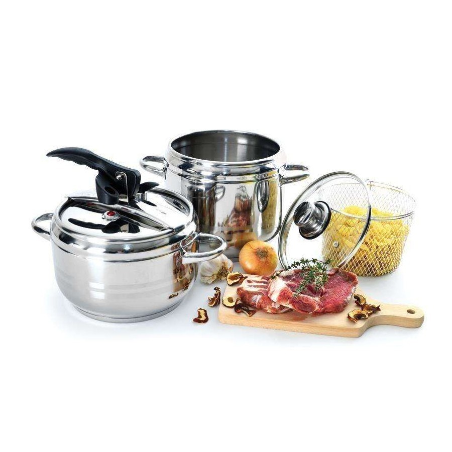 Szybkowar, 2x garnek, zestaw, PROFI duo, 3,5+5 l, ORION