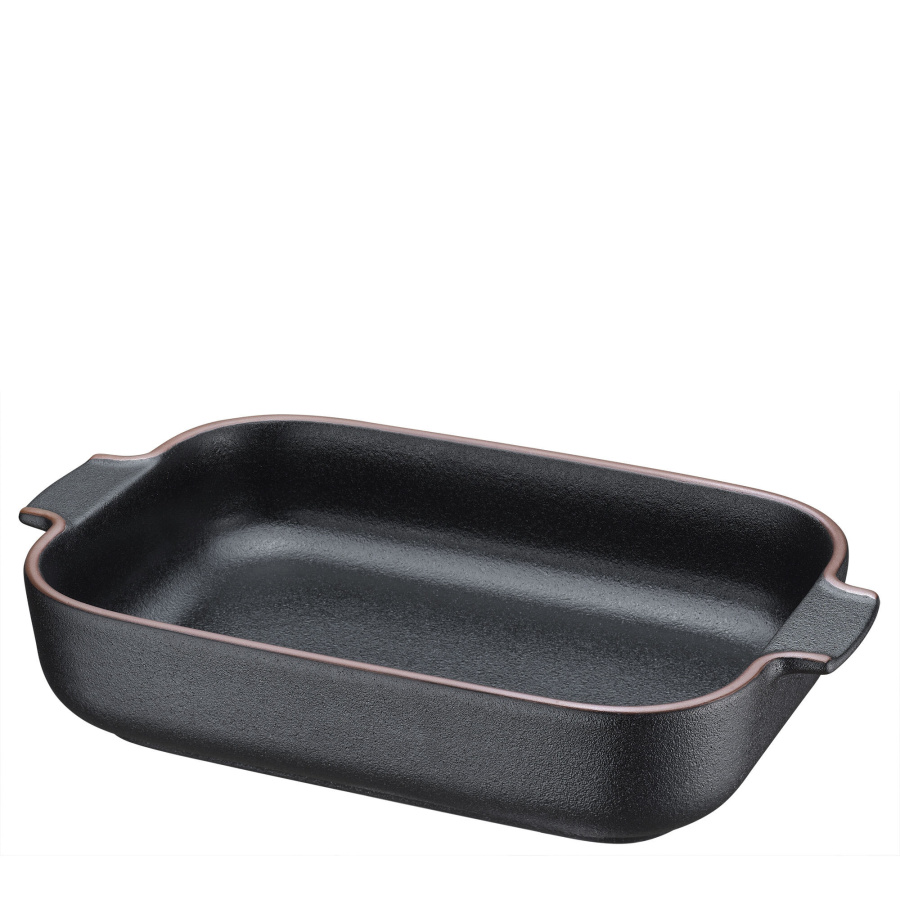 Naczynie do zapiekania i serwowania, 24 x 17 x 6 cm, 1,5 l, ceramika, czarne