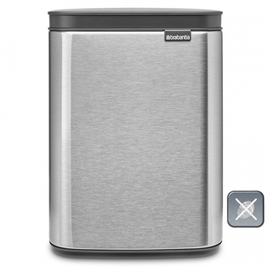 Brabantia 222849 - bo waste bin - 4 l - matt steel fpp