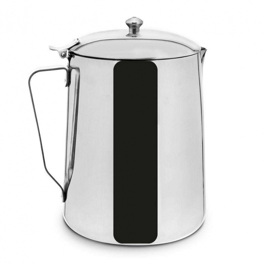 Dzbanek stalowy na mleko z pokrywką, 0,7 l, dzbanuszek, mlecznik