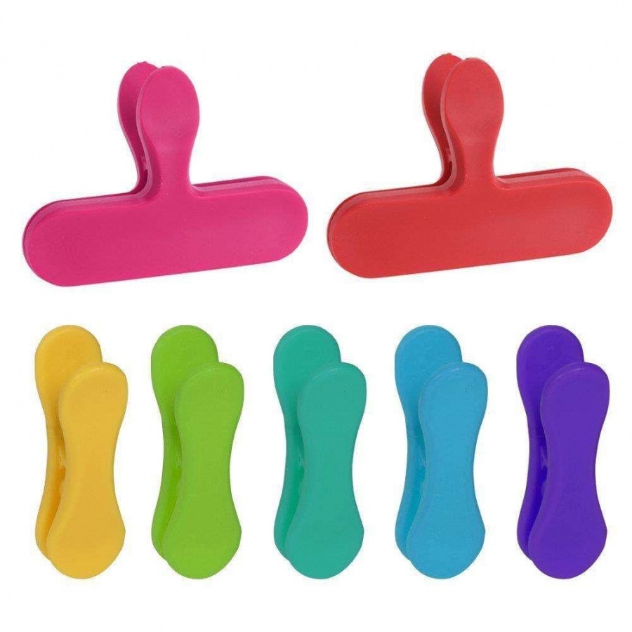 Klipsy do zamykania opakowań żywności, torebek, 7szt