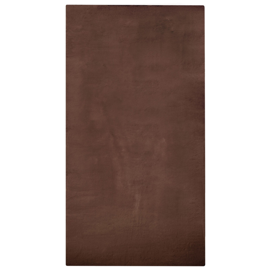 Dywan sztuczne futro królika 80 x 150 cm brązowy mirpur