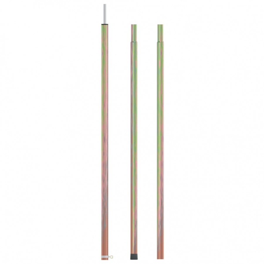 Teleskopowy słupek do namiotu, 170-255 cm, stal galwanizowana