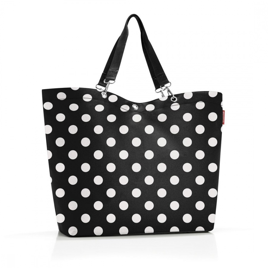 Torba shopper xl, dots white