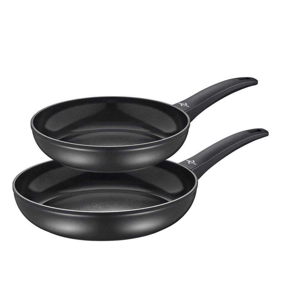 Patelnie z powłoką nieprzywierającą, 2 el., śred. 24 + 28 cm