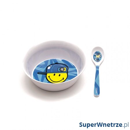 Miska z łyżeczką dla chłopczyka Smiley Kid Zak! designs
