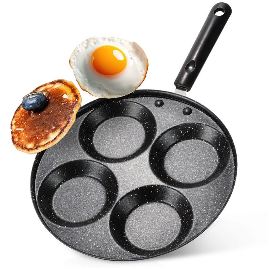 Patelnia do jajek granitowa 4 otwory BASIC LINE 24 cm