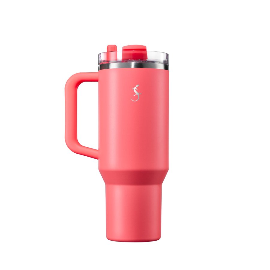 Kubek termiczny, stal nierdzewna, 1,2 l, różowy