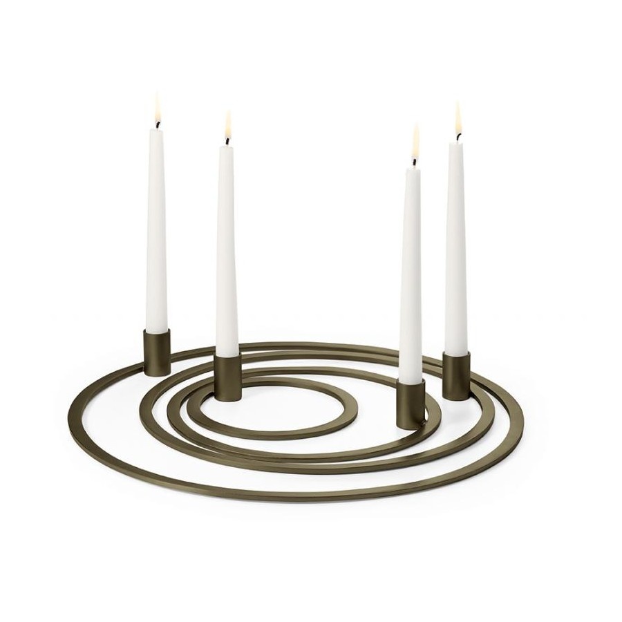 świecznik four rings