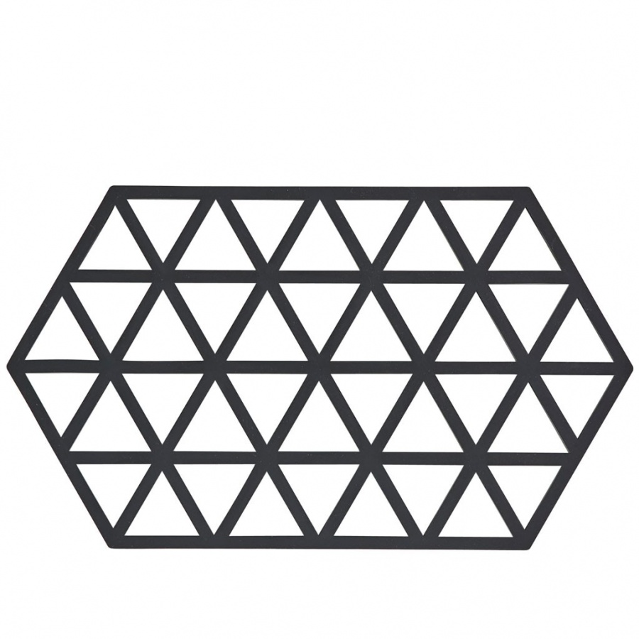 Podkładka, podstawka pod naczynia triagles czarna