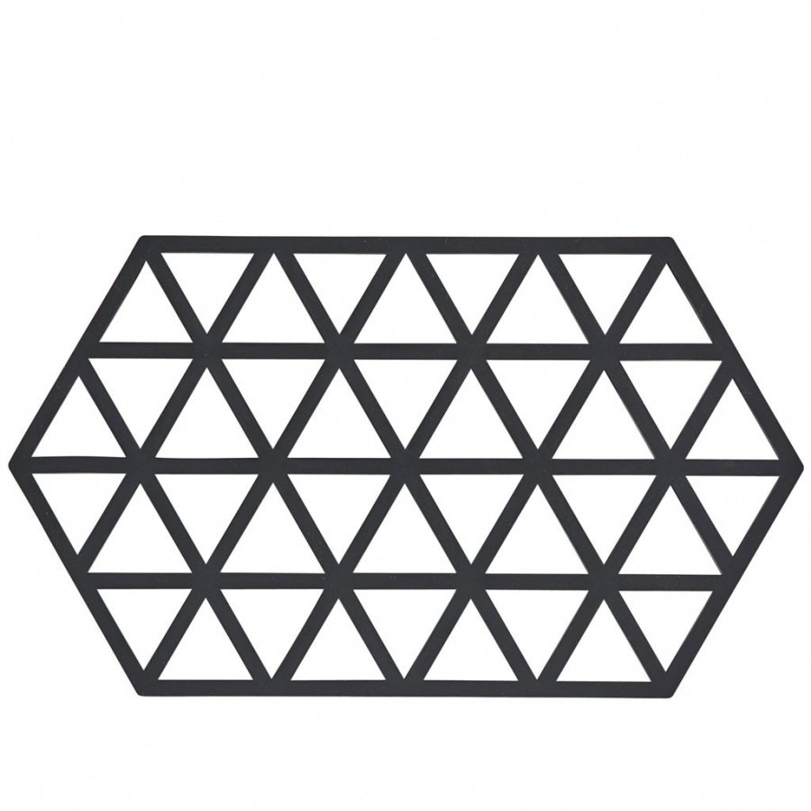 Podkładka, podstawka pod naczynia triagles czarna