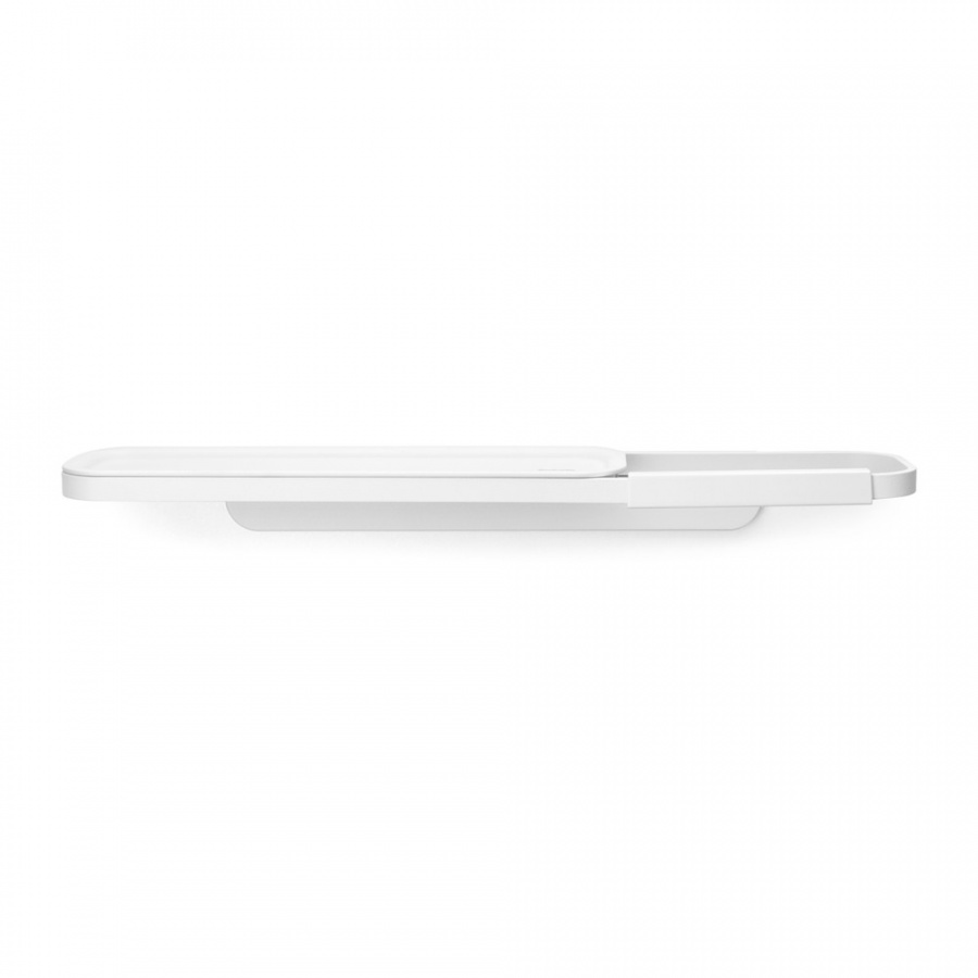 Uchwyt na papier z półką mindset biały 303142