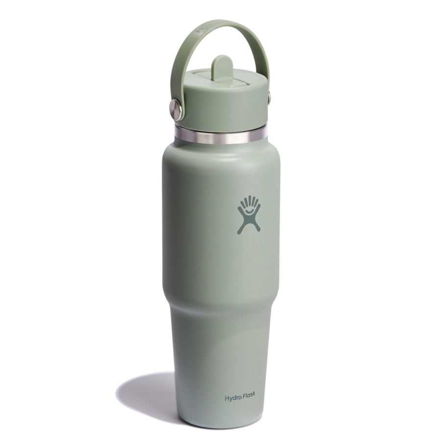 Hf-butelka 32oz wide flexstraw travel bottle agave