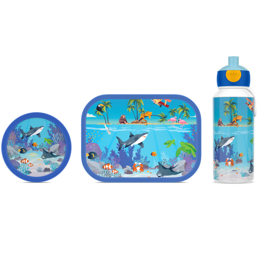 Lunch set campus 3 el. tropical ocean 107410865410