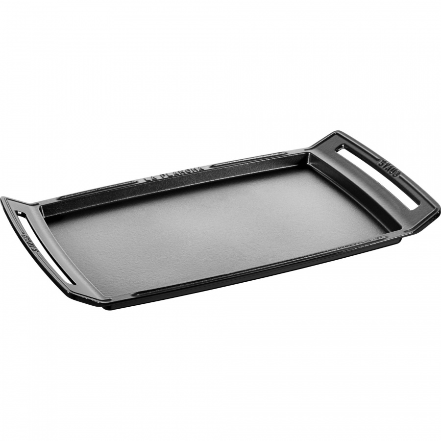 Prostokątna płyta żeliwna 48x25 cm, czarny