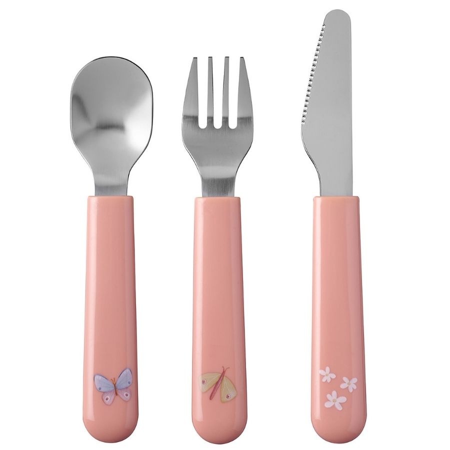Sztućce dziecięce 3szt. mio flowers & butterflies 108033065243