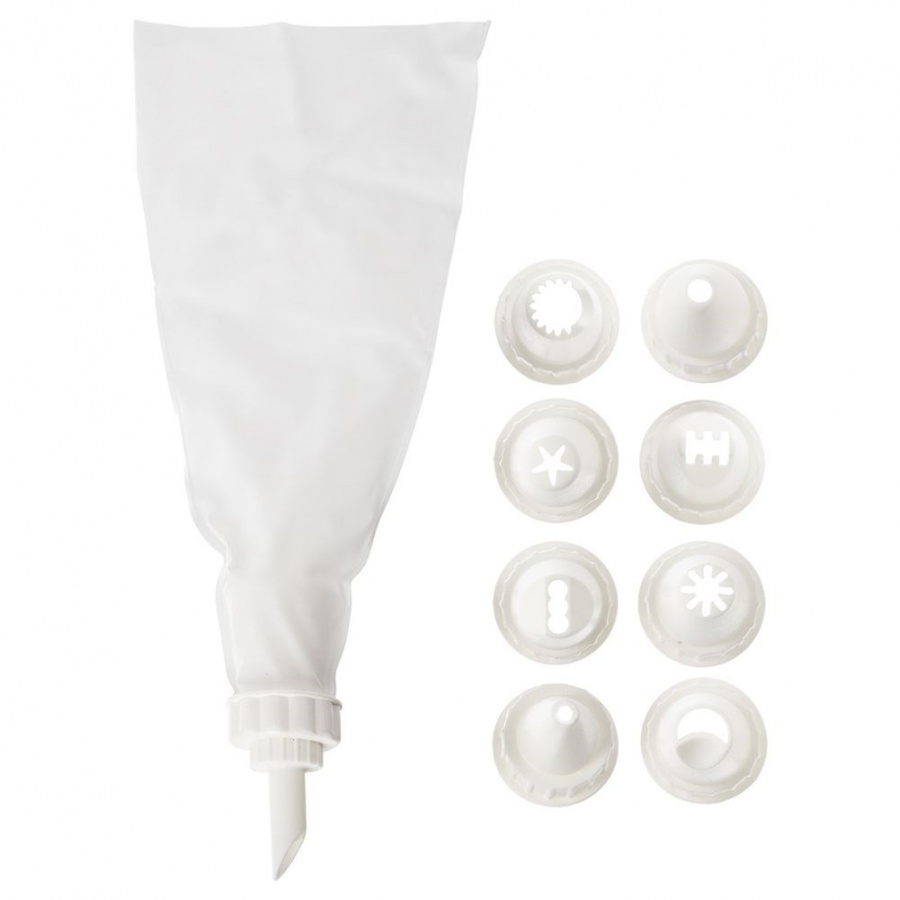 Rękaw cukierniczy i tylki 10 el.