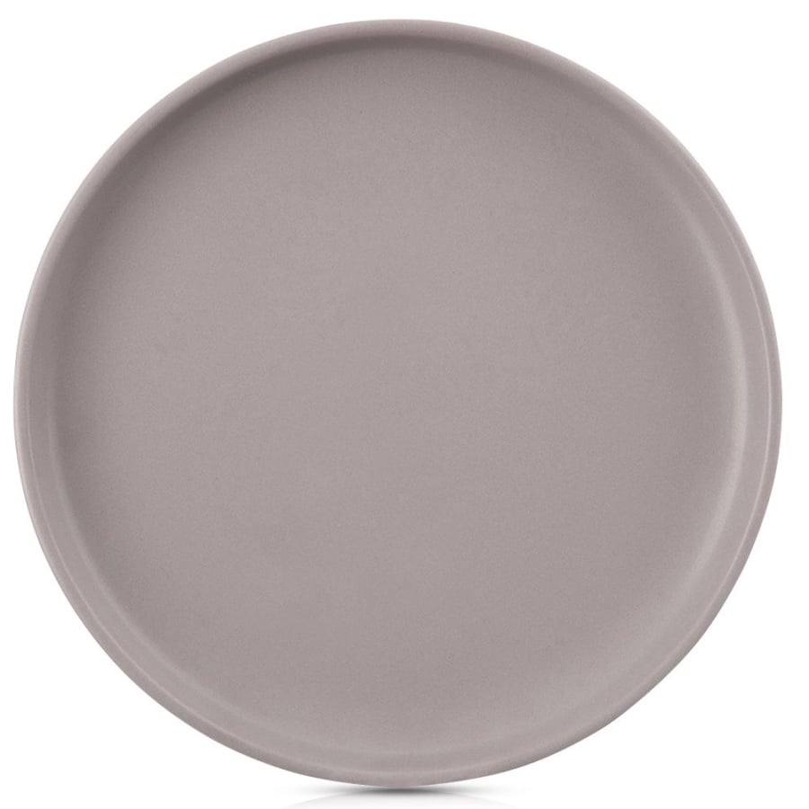 Talerz obiadowy płytki ceramiczny szary SKANDI 26,5 cm