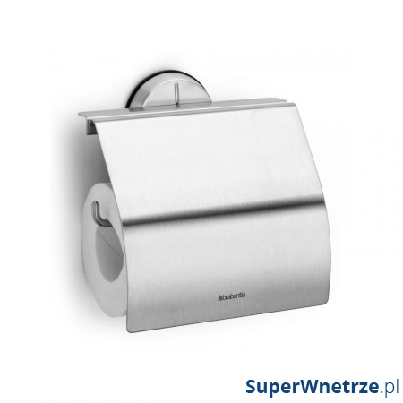 Uchwyt na papier toaletowy 14,8cm Brabantia Bathroom line srebrny