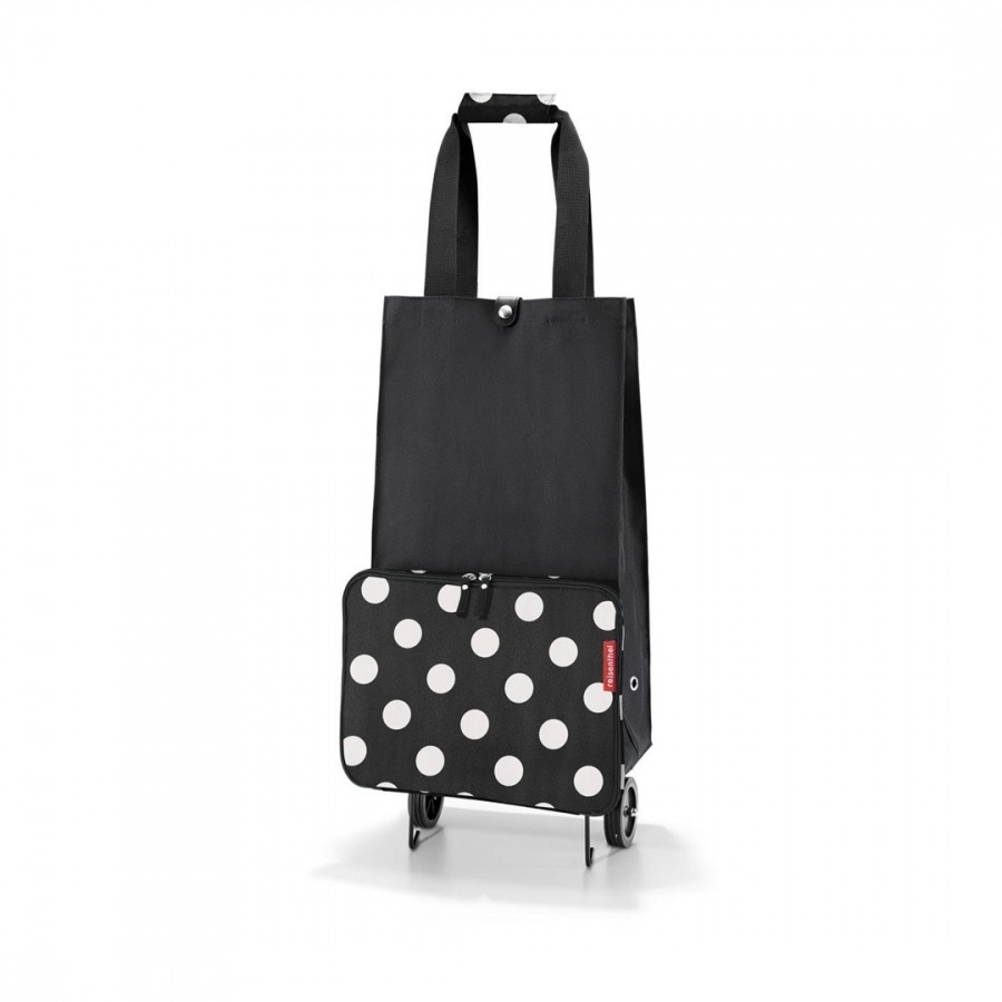 Wózek foldabletrolley, dots white