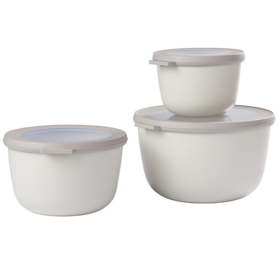 Zestaw 3 misek Cirqula 500 1000 2000 Nordic White 106231032500