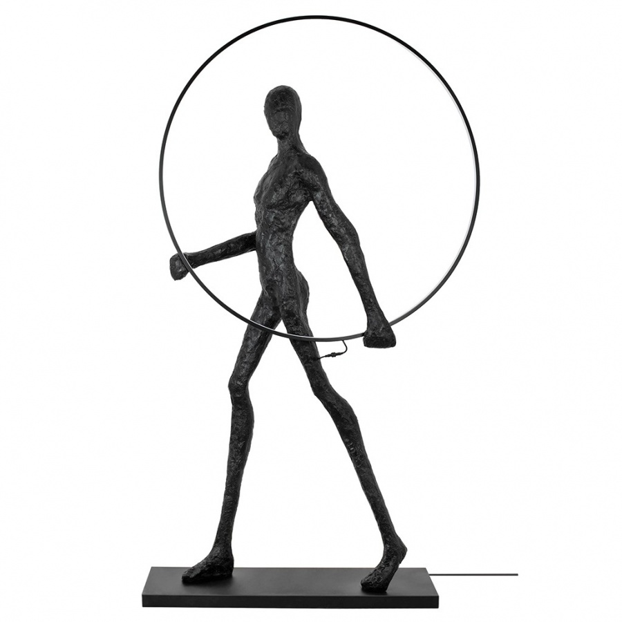 Lampa podłogowa human round włókno szklane