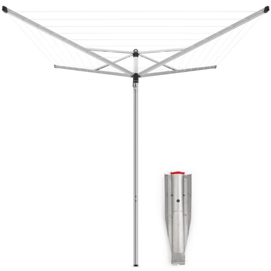 Suszarka ogrodowa Topspinner 40m 146909 metaliczny szary