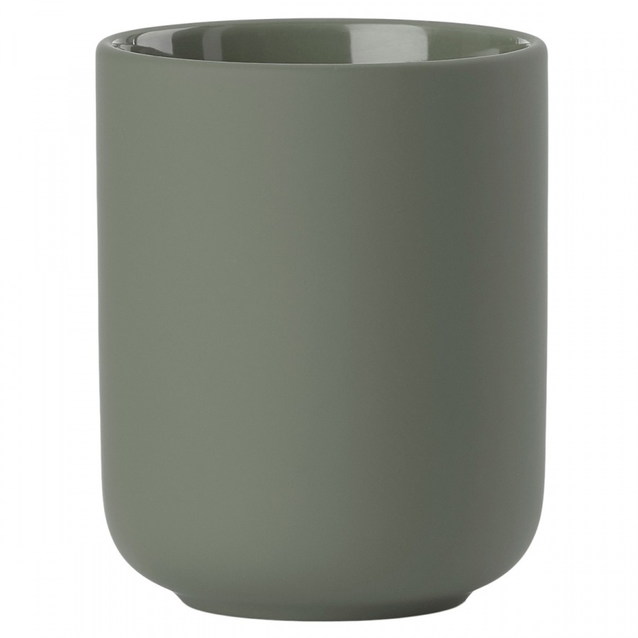 Kubek na szczoteczki do zębów ume olive green 26430