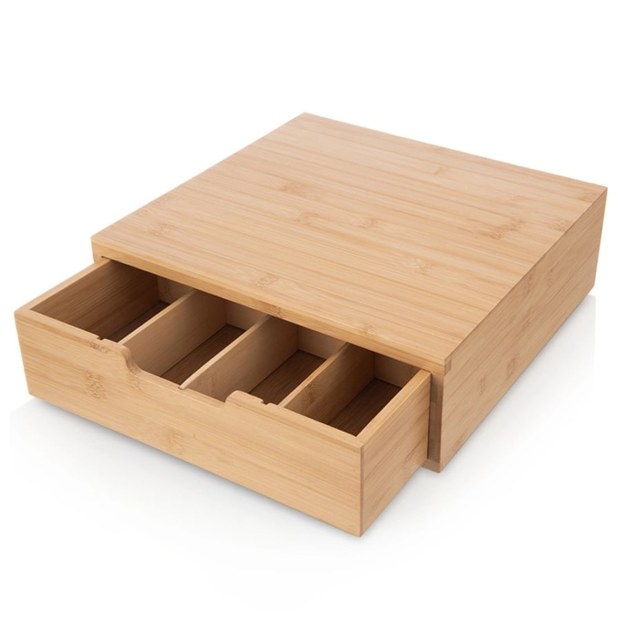 Organizer na kapsułki do kawy drewniany