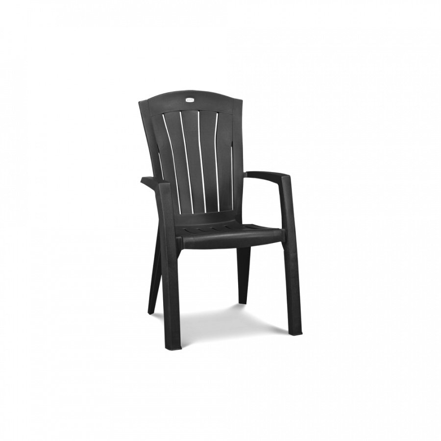 Krzesło ogrodowe 61x65x99cm Bazkar SANTORINI Antracyt