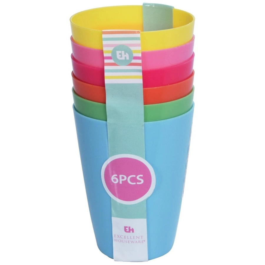 Kubki plastikowe 280 ml 6 szt.